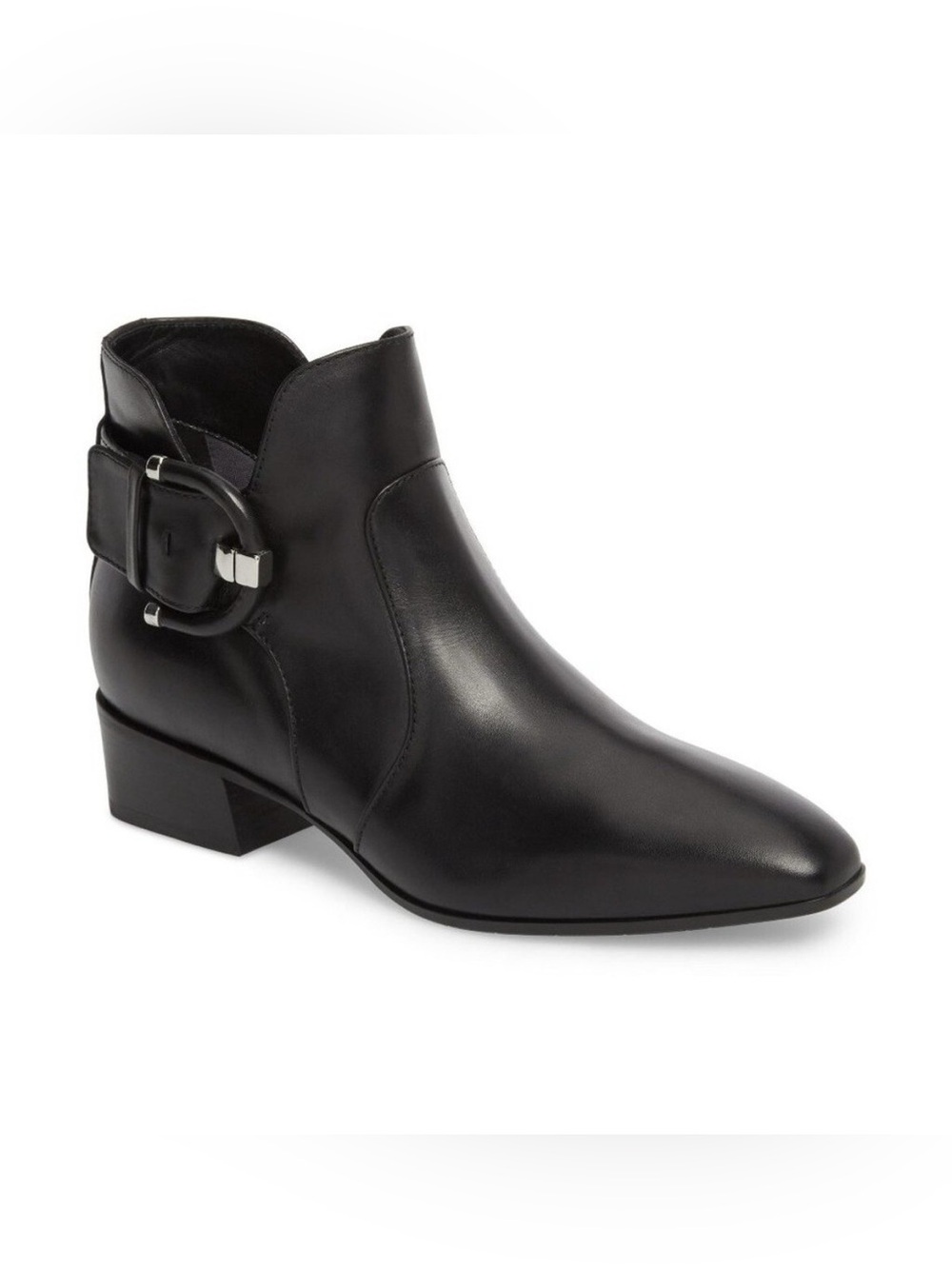 AQUATALIA Black Leather Weatherproof Chelsea Boots - Picture 11 of 15